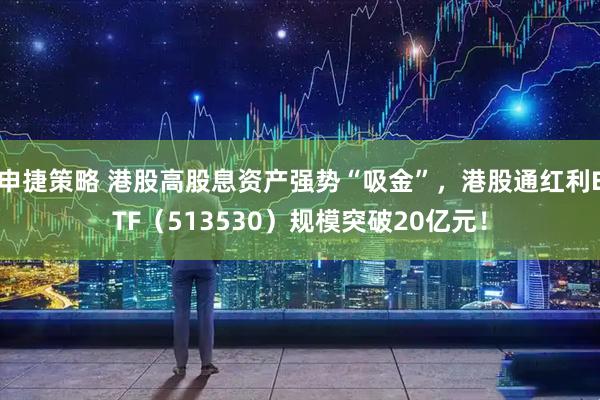 申捷策略 港股高股息资产强势“吸金”，港股通红利ETF（513530）规模突破20亿元！